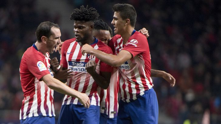 שחקני אתלטיקו מדריד חוגגים