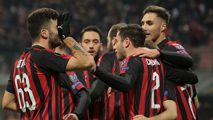 שחקני מילאן חוגגים