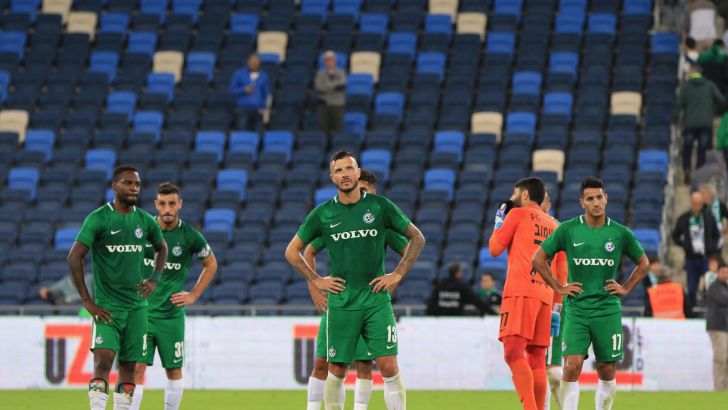 שחקני מכבי חיפה מאוכזבים