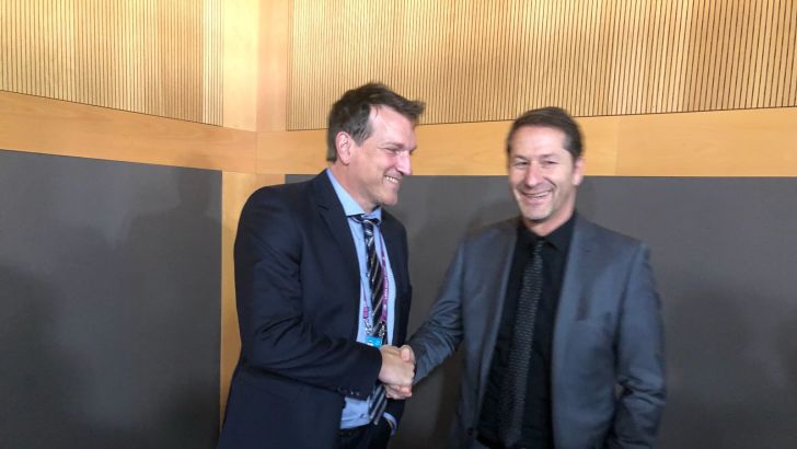 אנדי הרצוג עם פרנקו פודה