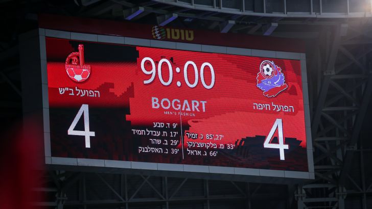 הפועל באר שבע, הפועל חיפה 4:4