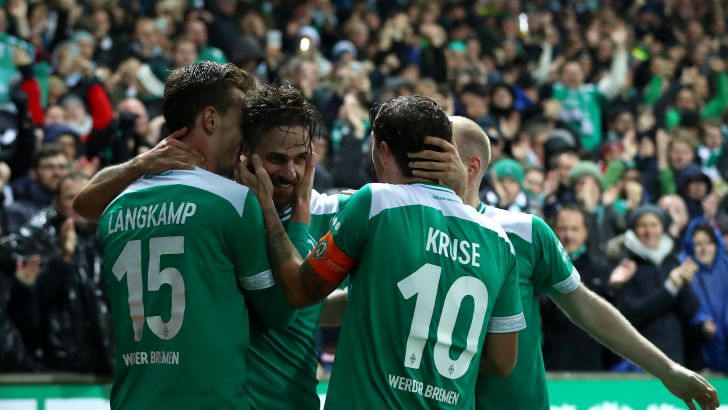 שחקני ורדר ברמן חוגגים