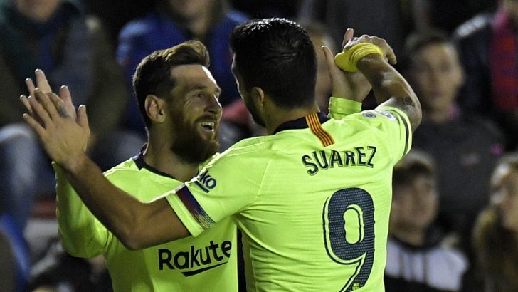 ליאו מסי עם לואיס סוארס