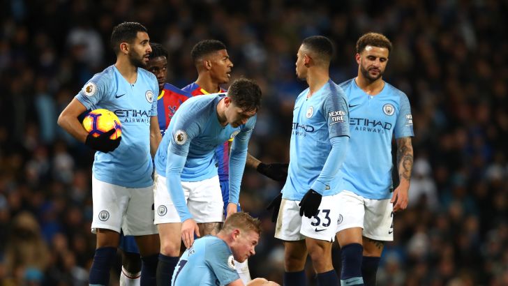 שחקני מנצ'סטר סיטי מאוכזבים