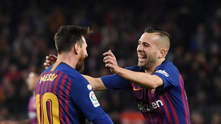 ג'ורדי אלבה וליאו מסי