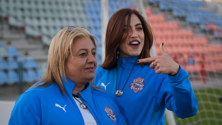 דניאל גרינברג עם אביגיל שרעבי