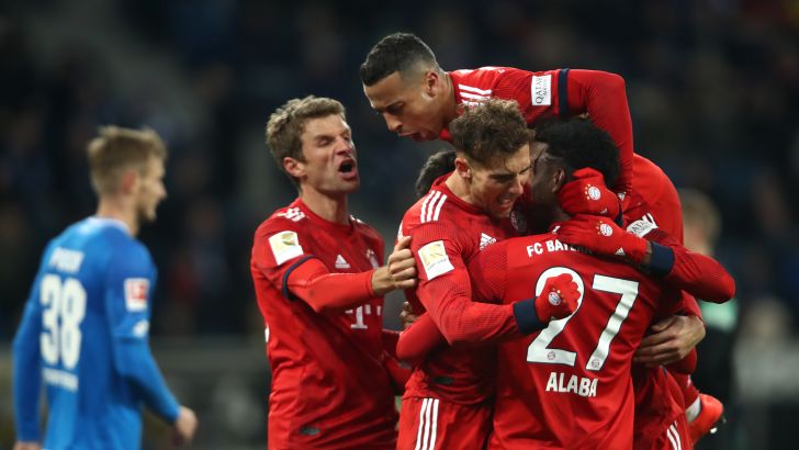 שחקני באיירן מינכן חוגגים