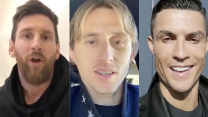 כריסטיאנו רונאלדו, לוקה מודריץ' וליאו מסי