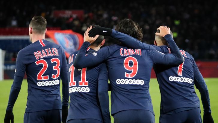 שחקני פאריס סן ז'רמן חוגגים