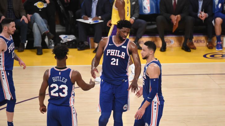 ג'ואל אמביד, ג'ימי באטלר, בן סימונס