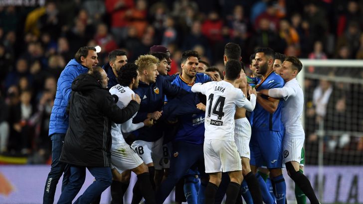 אלימות בין ולנסיה לחטאפה