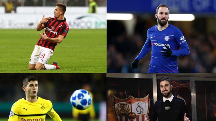 מואנס דאבור, כריסטיאן פולישיץ', גונסאלו היגוואין, קשישטוף פיונטק