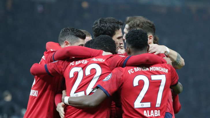 שחקני באיירן מינכן חוגגים