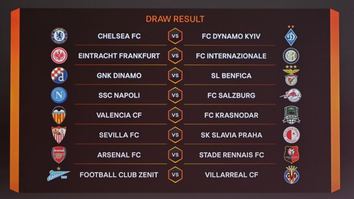 הגרלת שמינית גמר הליגה האירופית