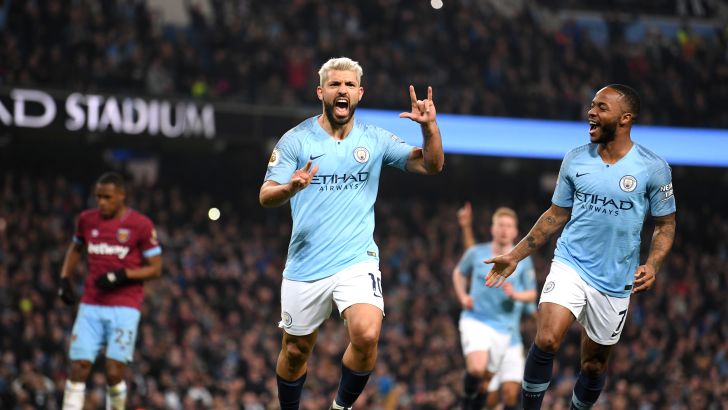 סרחיו אגוארו עם ראחים סטרלינג