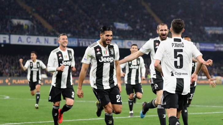 שחקני יובנטוס חוגגים