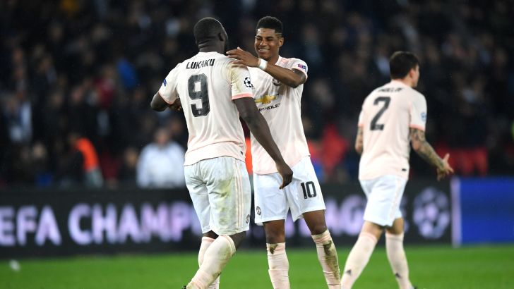 רומלו לוקאקו עם מרקוס ראשפורד