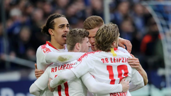 שחקני לייפציג חוגגים