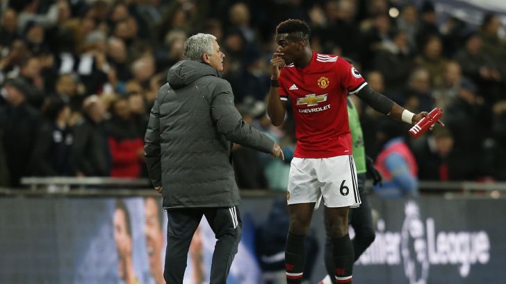 ז'וזה מוריניו עם פול פוגבה