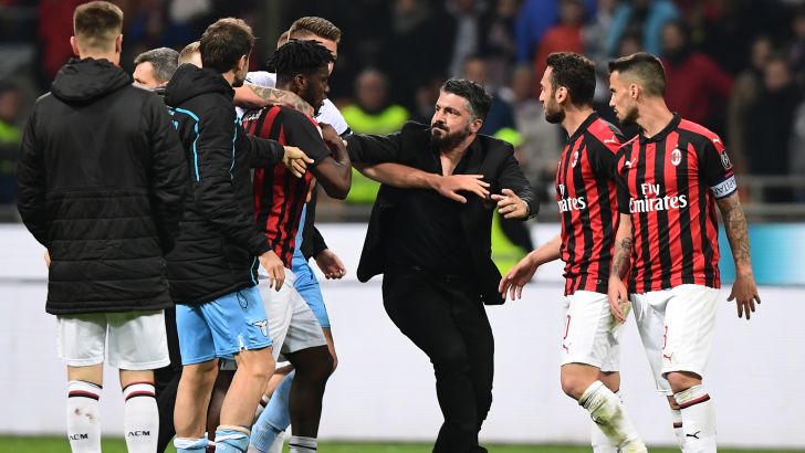 המהומה בין מילאן ולאציו