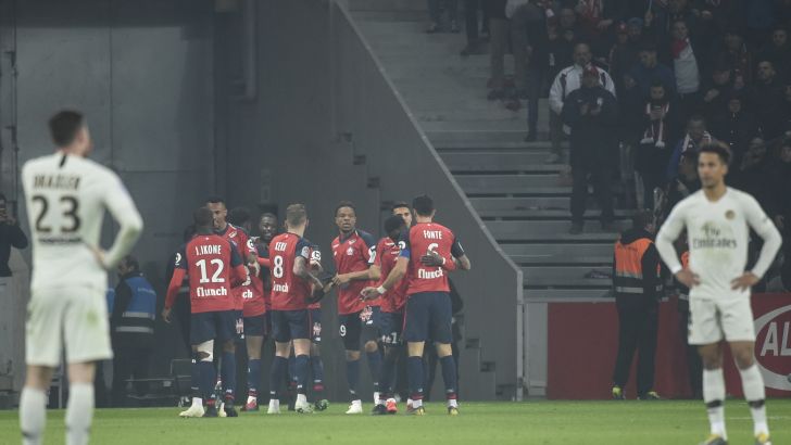 שחקני פריז סן ז'רמן חוגגים