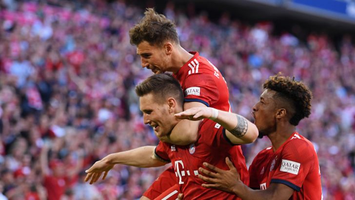 שחקני באיירן מינכן חוגגים