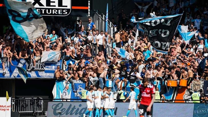 שחקני מארסיי חוגגים