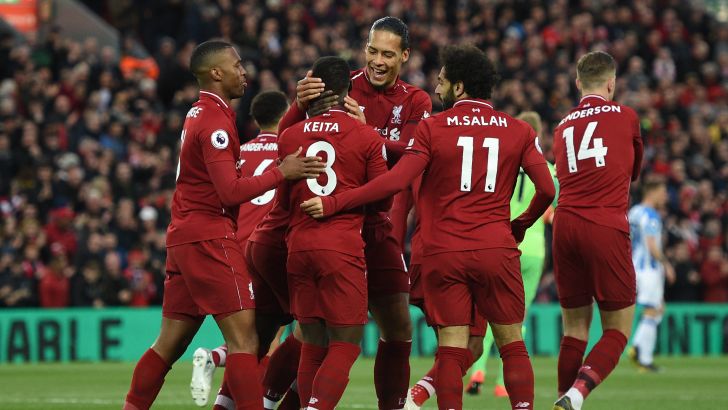 שחקני ליברפול חוגגים