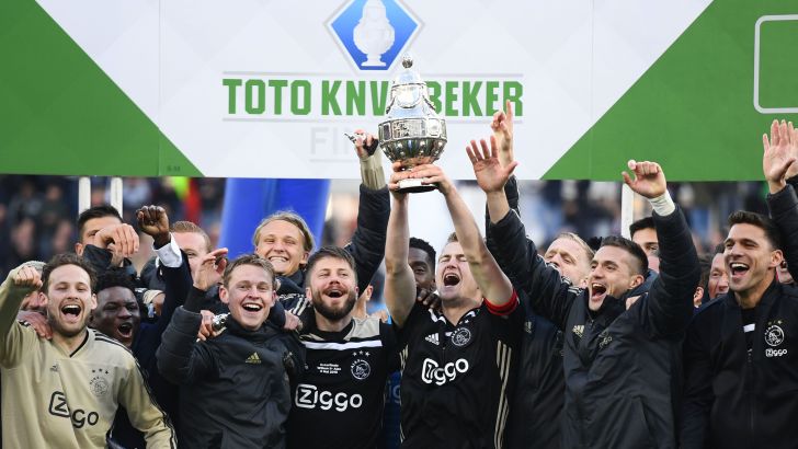 אייאקס חוגגת זכייה בגביע ההולנדי