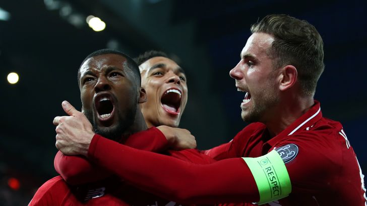 שחקני ליברפול חוגגים