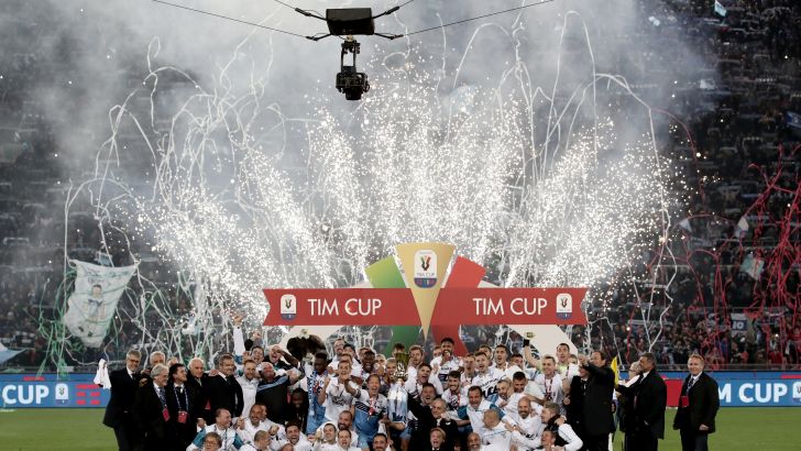 לאציו מחזיקת הגביע האיטלקי