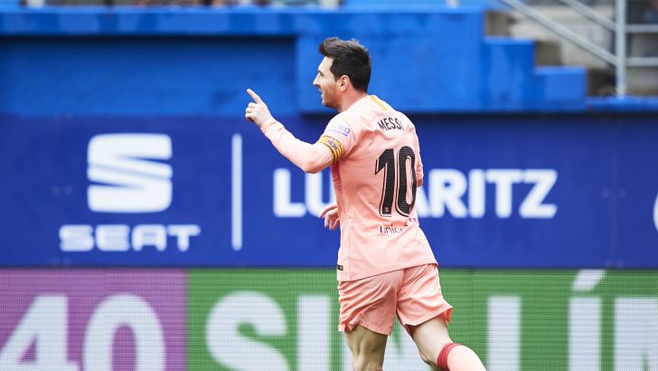 ליונל מסי חוגג שער