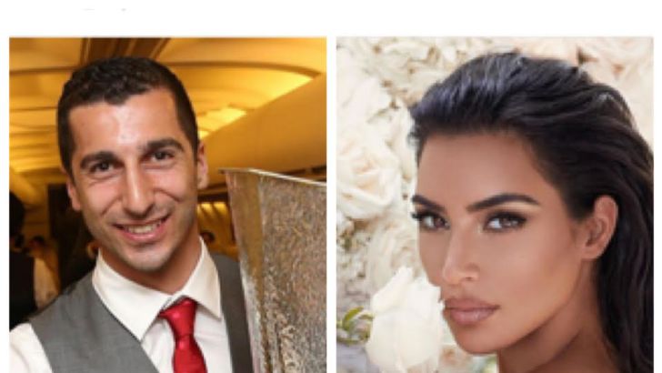 הנריק מחיטריאן עם קים קרדשיאן