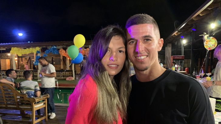 עידן ורד עם אשתו מאי