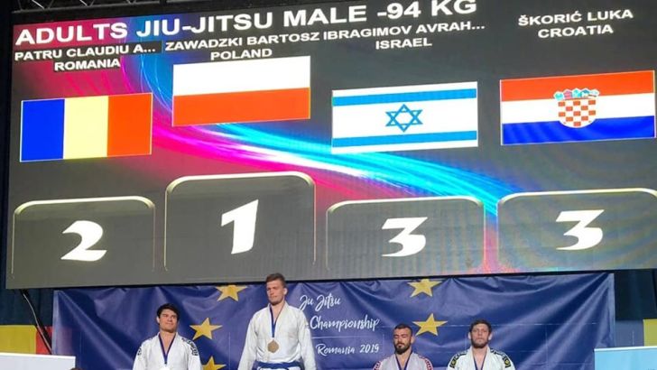 איברגימוב על הפודיום