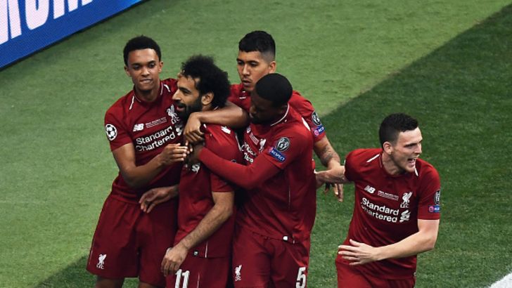 שחקני ליברפול חוגגים
