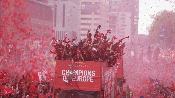 ליברפול חוגגת זכייה שישית בליגת האלופות