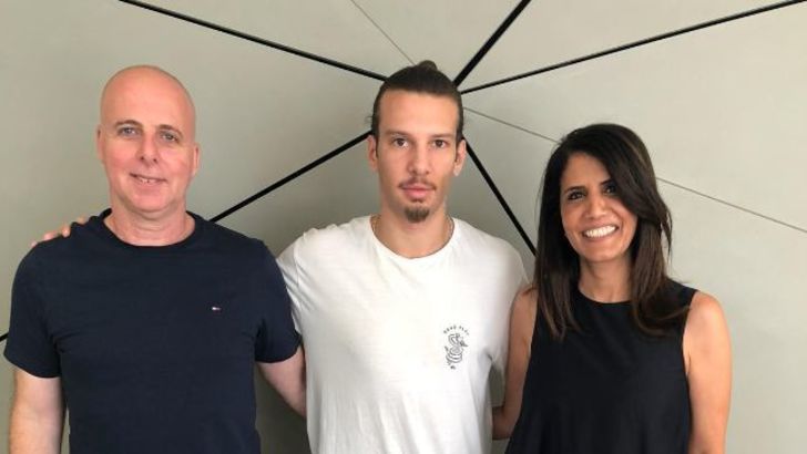 שון גולברג עם אלונה ברקת