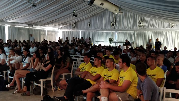 הספורטאים בכפר המכביה