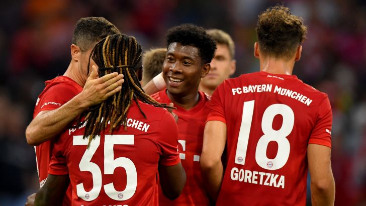 שחקני באיירן מינכן חוגגים