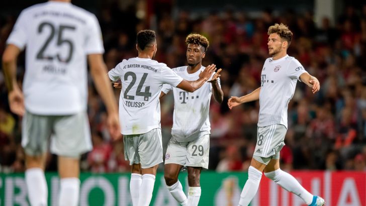 שחקני באיירן מינכן חוגגים