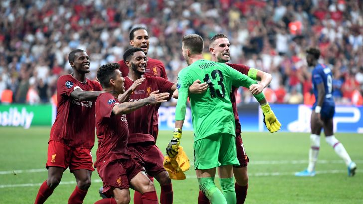 שחקני ליברפול חוגגים