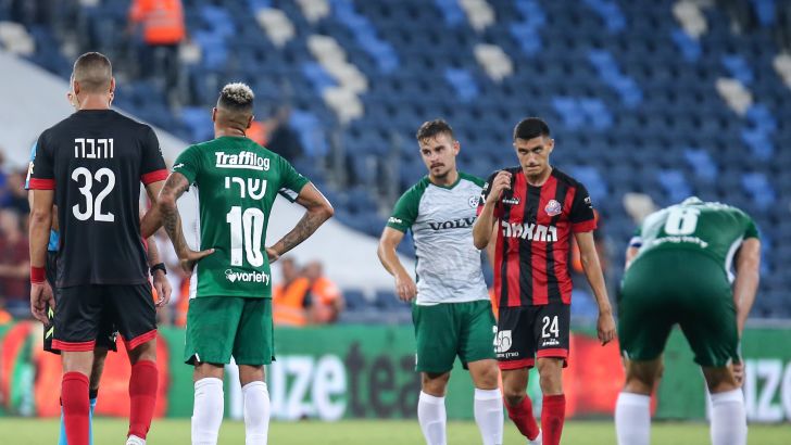 שחקני הפועל חיפה ושחקני מכבי חיפה מאוכזבים