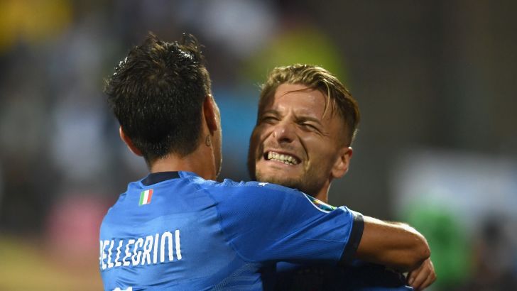 שחקני נבחרת איטליה חוגגים