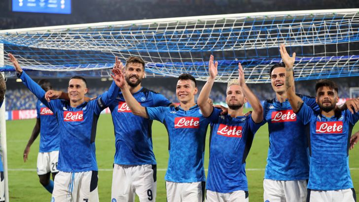 שחקני נאפולי חוגגים