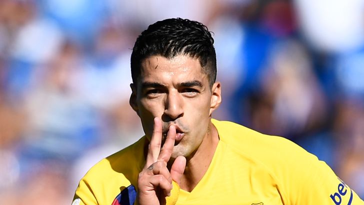 לואיס סוארס חוגג