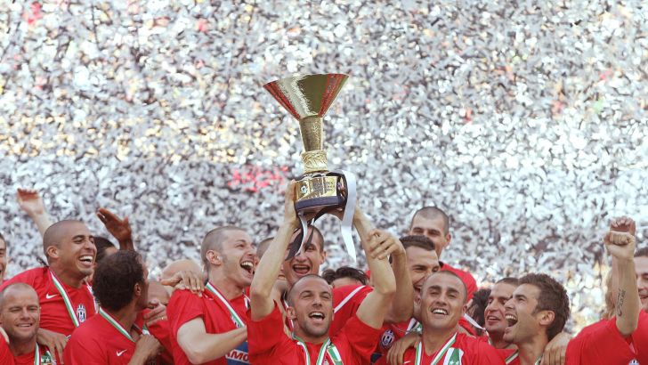 שחקני יובנטוס חוגגים