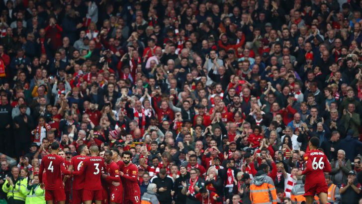 שחקני ליברפול חוגגים