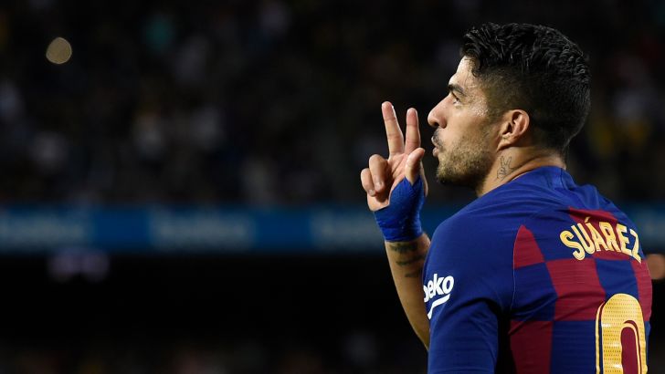 לואיס סוארס חוגג