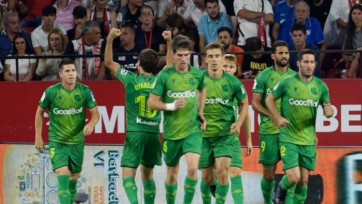 שחקני ריאל סוסיאדד חוגגים